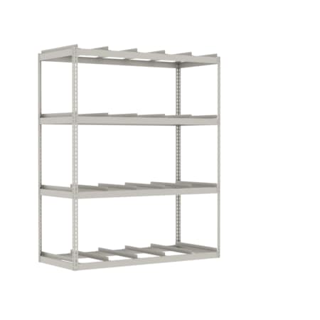 Borroughs Red Rivet-Span Record Storage 4 Beam Levels Bulk Storage Adder Unit, 8 A6930PH47-C386